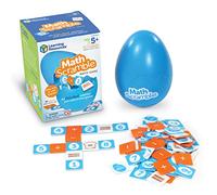 Learning Resources Math Scramble Maths Game for 5 Year Olds, Build Number Sense, 1-4 Players, Ages 5+