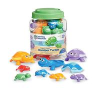 Learning Resources Math Toy Turtle Counter Colorful Number Turtles LER6706