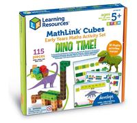 Learning Resources MathLink Cubes Early Maths Activity Set : Dino Time