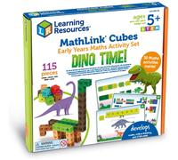 Learning Resources MathLink Cubes Early Maths Activity Set : Dino Time