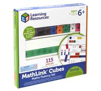 Learning Resources MathLink Cubes Fluency Activity Set - Maths Blocks for Kids