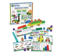Learning Resources - MathLink Cubes Kindergarten Math Activity Set: Dino Time!