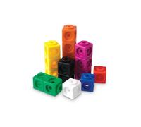 Learning Resources Mathlink Cubes (LER4285) - 100 Plastic Linking Cubes in 10 Colors, 0.75in, for Spatial Reasoning