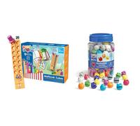 Learning Resources MathLink Cubes Numberblocks 11-20 Activity Set, Ages 3+ & Numberblocks Numberblob Counting Set, Maths Counters for Kids, Maths Teac