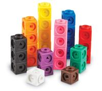 Learning Resources MathLink Cubes - Set of 100, Ages 5+, Counting Blocks for