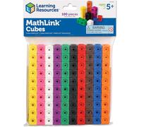 Learning Resources MathLink Cubes - Set of 100 Cubes, Counting Block 3/4in