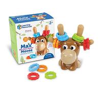 Learning Resources Max the Fine Motor Moose, Fine Motor Toy for Toddlers, Ages 18 mos+