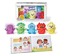 Learning Resources Meet the Feelings Family Book Set, Toys for 3 Year Old Boys and Girls, Books for 3 Year Olds, Includes 5 Soft Toys Representing Emotions