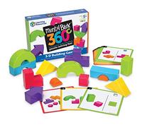 Learning Resources Mental Blox Point Of View Game | 3-D Building Game, Educational Board Games, Mental Puzzles for Kids, Brain Teaser Games, 55 Pieces, Ages 5+