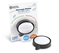 Learning Resources Message Maker Recordable Button, Social Emotional Learning Toys, Social Emotional Learning Games,1 Piece