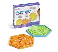 Learning Resources Mindful Maze Garden Pack, Finger Labyrinth for Kids, Mindfulness for Kids, Sensory Play Therapy Toys, Calm Down Corner Supplies, Social Emotional Learning Activities (Set of 2)