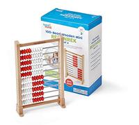 Learning Resources Mini 100-Bead Rekenrek Set of 25, Abacus, Abacus For Kids Maths, Wooden Counting Maths Manipulatives, Bead Counters For Kids' Maths, Learn Counting and Numbers, Classroom Supplies
