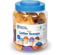 Learning Resources Mini Letter Scoops, Alphabet Toys, Ages 3+, ABC Learning