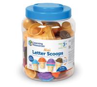 Learning Resources Mini Letter Scoops, Alphabet Toys, Ages 3+, ABC Learning | Discover alphabet learning through matching uppercase and lowercase letters, homeschooling & classroom educational toy