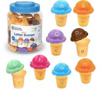 Learning Resources Mini Letter Scoops, Alphabet Toys for 3 Year Olds, Learn Let