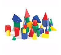 Learning Resources Mini Relational GeoSolids, 32 Piece 3D Shapes Set Age 5+ | Exploring 3D shapes becomes hands-on as children compare geometric shapes, sizes and relationships through maths activities