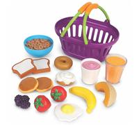 Learning Resources New Sprouts Breakfast Basket, Pretend Play Toy for Toddlers, Preschool Learning Toys, Kitchen Play Toys for Kids