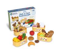 New Sprouts Pick ‘n' Sort Food Groups, Ages 18 Months+, Grocery Store Pretend Play, Play Kitchen Accessories, Play Food for Toddlers