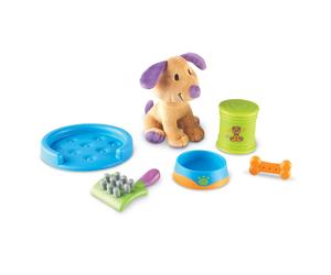 Learning Resources New Sprouts Puppy Care Play Set - 6 Pieces Ages 2+ Toddler Learning Toys First Pet Develops Imaginative Play and Language Skill