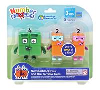 Learning Resources Numberblock Four & the Terrible Twos 3 Pieces Educational Toy