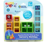 Learning Resources Numberblocks One to Five Sensory Bottles, Toys for 3 Year Old Boys and Girls, Number Toys, Toddler Counting Toys, Fidget Toys for Kids, Sensory Toys - Amazon Exclusive