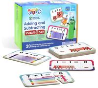 Learning Resources Numberblocks Adding and Subtracting Puzzle Set, Ages 3+, Mat