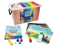 Learning Resources Numberblocks Classroom Set with MathLink Cubes, Ages 3+, EYFS Maths Teaching Kit, 60 Curriculum-Aligned Lessons, 1937 Pieces, Teacher Guide, Counting & Place Value Activities