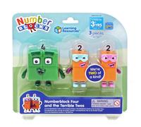 Learning Resources Numberblocks Four and the Terrible Twos, Official Collectible