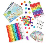 Learning Resources Numberblocks MathLink Cubes Activity Set, Ages 3+, Build Numberblocks 1-10, Learn Counting & Number Sense
