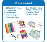 Learning Resources Numberblocks MathLink Cubes Activity Set, Ages 3+, Build Numberblocks 1-10, Learn Counting & Number Sense