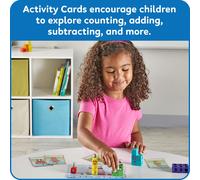 Learning Resources Numberblocks MathLink Cubes Activity Set, Ages 3+, Build Numberblocks 1-10, Learn Counting & Number Sense