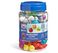 Learning Resources Numberblocks Numberblobs Counting Set, Ages 3+, Maths Counters for Kids, Sorting & Counting Classroom Resource, 120 Colourful Pieces