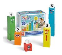 Learning Resources Numberblocks One to Five Wooden Blocks, Wood Stacking Toy, Colour Sorting Counting Cubes, Numbers for Toddlers, Preschool Maths Toys, Toddler Learning Activities, Kids Birthday Gift