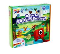 Learning Resources Numberblocks Race to Pattern Palace Board Game, Ages 3+, Colour & Pattern Recognition Game, Maths Skills Adventure for Kids, 2-4