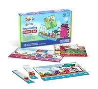 Numberblocks Sequencing Puzzle Set, Numberblocks Jigsaw Puzzle, Maths Jigsaw Puzzle, 10 Double-Sided Educational Puzzles in a Box (20 Puzzles), Ages 3