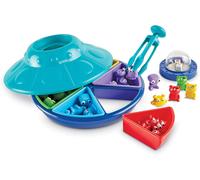 Learning Resources Oodles of Aliens, Sorting Saucer, Colour Sorting Game for 3
