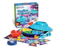 Learning Resources Oodles of Aliens, Sorting Saucer, Colour Sorting Game for 3 Year Olds +, Fine Motor Skills, Sort by Pattern, Colour & Shape, Ages 3+
