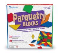 Learning Resources Parquetry Blocks & 20 Pattern Cards 53 Piece Set Ages 4+ Multicolor 10 L x 10 W in
