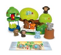 Learning Resources Peeksville Learning Jungle Playset, Animal Kingdom Figurines, Zoo Toy, Tiger, Lion, Animals, Fine Motor Skills for Kids, Toddler Gi