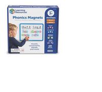 Learning Resources Phonics Magnets, Ages 3+, Phonics Learning Toy, Build Letter Sounds, Blending and Early Reading Skills With Colour-Coded Magnetic Letters