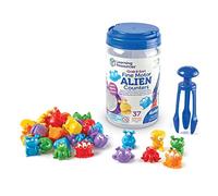 Learning Resources Pinch and Count Alien Math Toy Counters 36-Count with