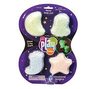 Learning Resources Playfoam Glow-in-The-Dark 4-Pack | Preschool Sensory Toys for Kids, Moldable Squishy Modeling Foam, Fun Foam Slime for Kids 3-5, Mess-Free Toddler Sensory Bin