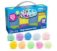 Learning Resources Playfoam Mega Rainbow Pack, Creative Play, Arts & Crafts Sculpting Toy, 24 Bricks of Playfoam, Perfect for Classroom & Playgroups, Never Dries Out, Ages 3+