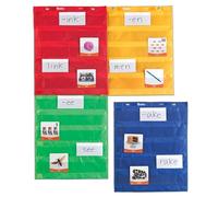 Learning Resources Pocket Chart Squares Set of 4, Classroom Display | Display classroom resources, learning materials and visual aids for engaging lessons, organisation & home education supplies