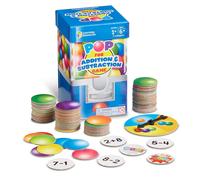 Learning Resources Pop For Addition and Subtraction Math Game Easter Toys Classroom and Homeschool Math Games Math Activities for Kids 100 Pieces