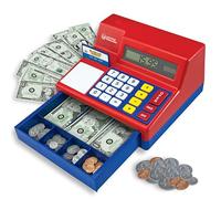 Learning Resources Pretend & Play Calculator Cash Register, Ages 3+, Cash Register Toy for Kids, UK Play Money, Maths Skills, Gifts for Kids