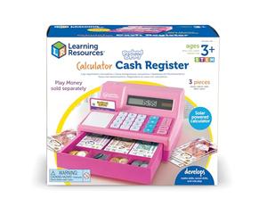 Learning Resources Pretend & Play Cash Register for Kids, Pink Toy Till | Build early maths and money skills through hands-on role play, educational toy gifts for girls ages 3+, pretend play till