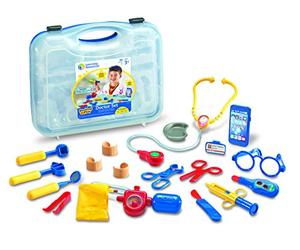 Learning Resources Pretend & Play Doctors Set - Multi-Coloured Complete Toy Dr Medical Kit for Kids