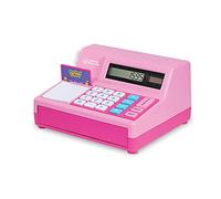 Learning Resources Pretend & Play Calculator Cash Register Pink Cash Register Toy Kids, Pretend Play Toy Till, Ages 3+ ()