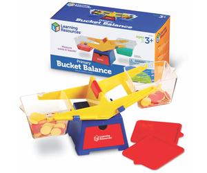 Learning Resources Primary Bucket Balance, Ages 3+, Classroom Balance Scale, Maths & Science Toy for Kids, Back to School Supplies
